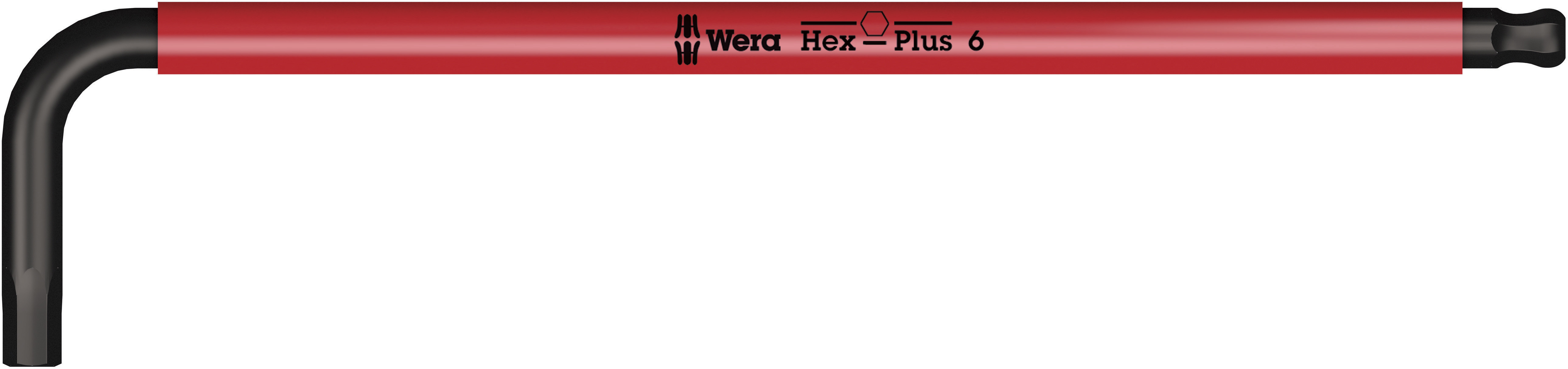 Wera 950 SPKL Winkelschlüssel Multicolour, metrisch, BlackLaser, 6,0 rot
